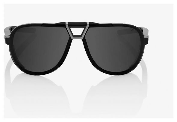 100% Westcraft Soft Tact Black Sunglasses - Black Mirrored Lenses