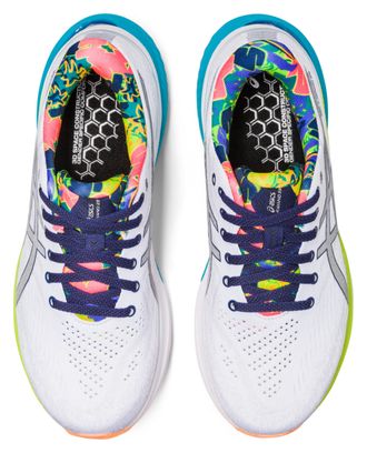 Asics Gel Kayano 29 Lite-Show White Multi-Color Women's Running Shoes