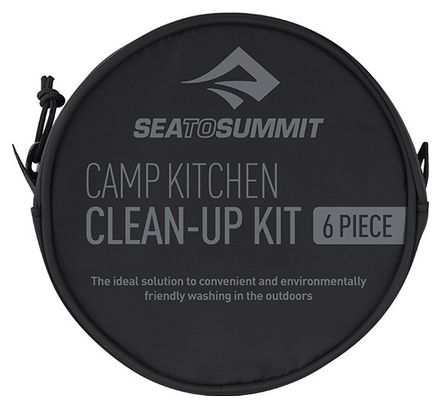 Kit de limpieza Sea To Summit: cepillo + jabón multiusos de 50 ml + bolsa de cocina de 10 l + toallas