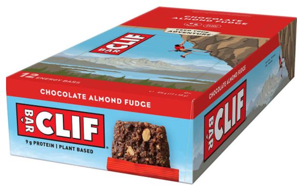 CLIF BAR 12 Barrette energetiche Chocolate Almond Fudge