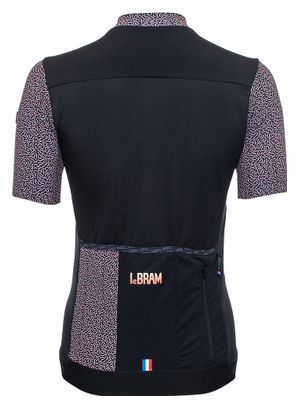 LeBram Aspin Women Short Sleeves Jersey Black Orange