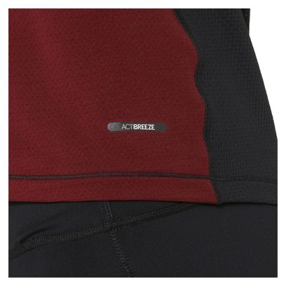 Asics Fujitrail Run Red Black Men's Short-sleeved Jersey