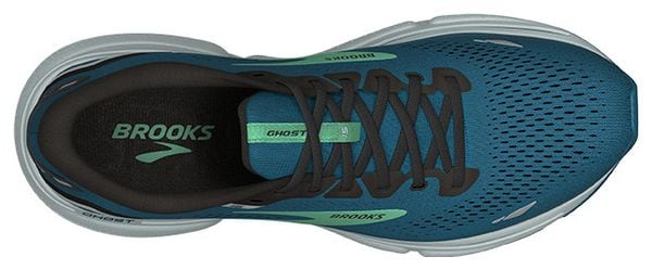 Brooks Ghost 15 Running Shoes Blue Green Men's