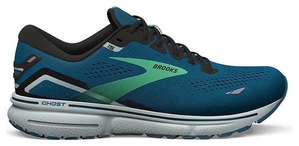 Chaussures Running Brooks Ghost 15 Bleu Vert Homme