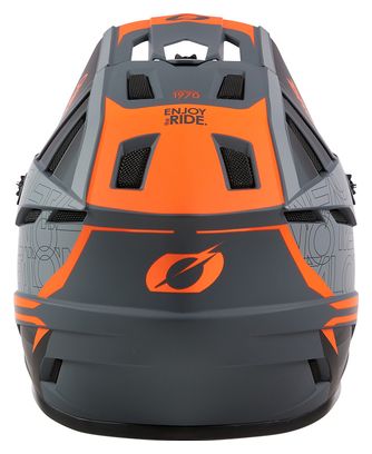 O'Neal Backflip Eclipse Integral Helmet Grey/Orange