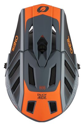 O'Neal Backflip Eclipse Integral Helmet Grey/Orange