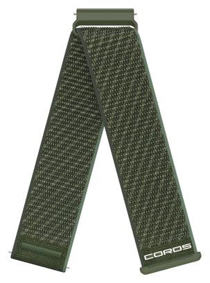 Coros Apex 4 Uhrenarmband, 22 mm, Nylon, grün