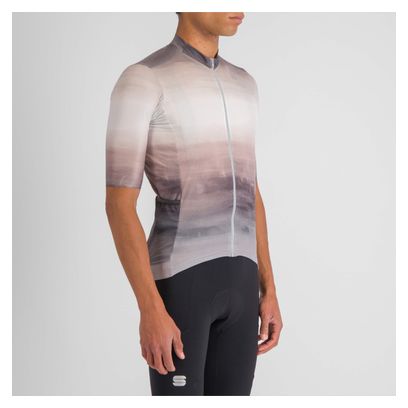 Maillot Manches Courtes Sportful Flow Supergiara Gris
