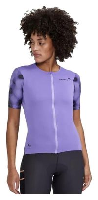 Craft Pro Gravel Violet Women's short-sleeved cycling jersey