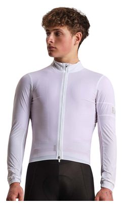 Giacca antivento Rapha Pro Team Lightweight bianca da uomo