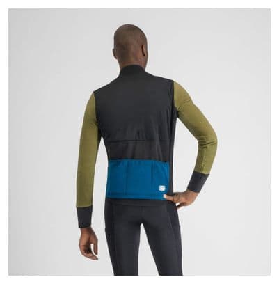 Giacca a manica lunga Sportful Supergiara Uomo Nero/Verde/Blu