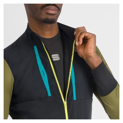 Giacca a manica lunga Sportful Supergiara Uomo Nero/Verde/Blu