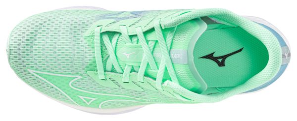 Mizuno Wave Rebellion Flash 2 Dames Hardloopschoenen Groen