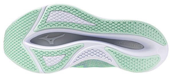 Mizuno Wave Rebellion Flash 2 Dames Hardloopschoenen Groen