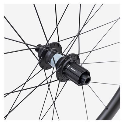 Paire de Roues Van Rysel VR Carbon 35 700 mm | 12x100 - 12x142 mm | Center Lock