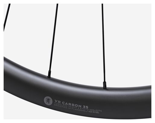Paire de Roues Van Rysel VR Carbon 35 700 mm | 12x100 - 12x142 mm | Center Lock