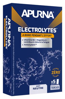 Electrolytes Gout neutre Apurna Etui 5x8g