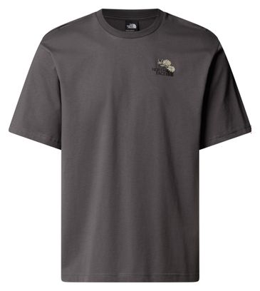Maglietta The North Face Graphic Dome Flower Uomo Grigio