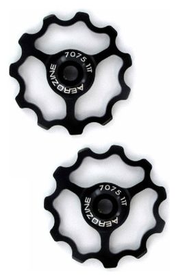 Aerozine PL1.0 Jockey Wheels - Black