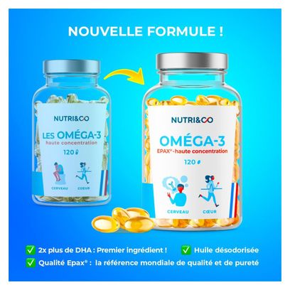 Oméga 3 - Performance et Santé Cardiovasculaire - 120 gélules