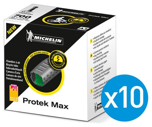 Cámara de aire MTB Michelin Protek Max 29x1,85/2,30 Presta 40mm - Paquete x10