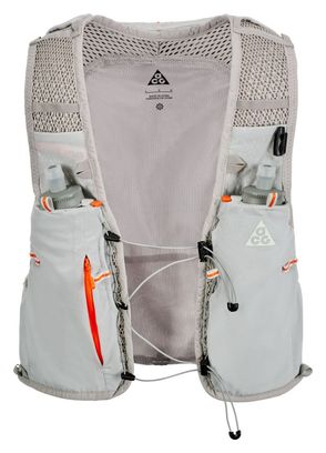 Mochila de hidratación Nike ACG Goat 5L + 2 botellas de 500 ml Gris Unisex