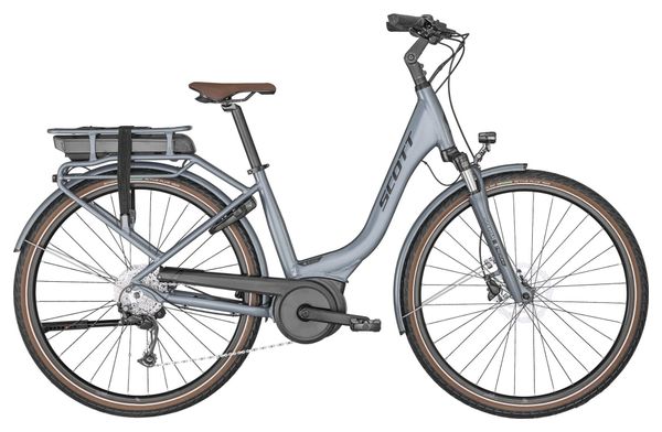 Vélo de Ville Electrique Scott Sub Active eRide 20 Unisex Shimano Alivio 9V 400Wh 700mm Gris