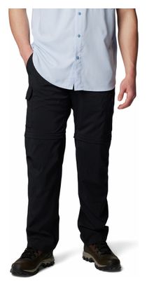 Pantalon de Randonnée Convertible Columbia Silver Ridge Utility Noir