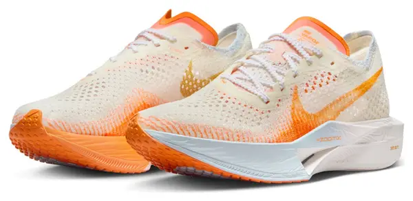 Nike Vaporfly 3 Beige Orange Frauen Laufschuh