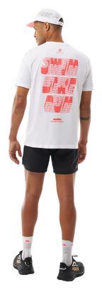Camiseta Compressport Training Ironman 2026 Blanca/Roja