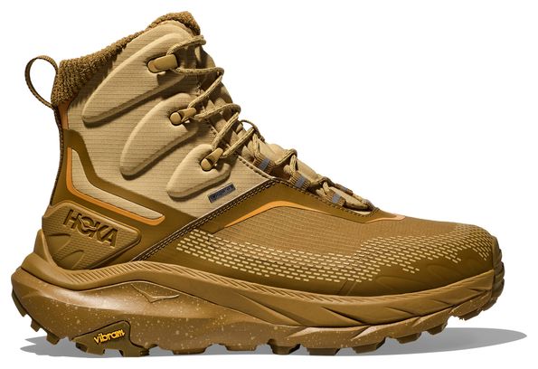 Hiking Boots Alltricks Hoka Hoka Kaha Frost GTX Brown/Orange Men's Outdoor Shoes