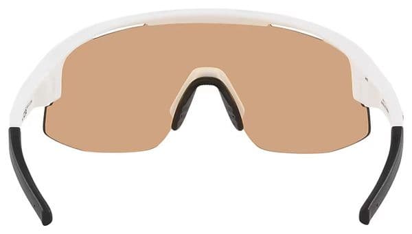 Lunettes Bliz Matrix Blanc Mat - Orange/Bleu Miroir