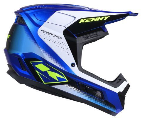 Casque Integral Kenny Performance Graphic Racing Bleu Enfant