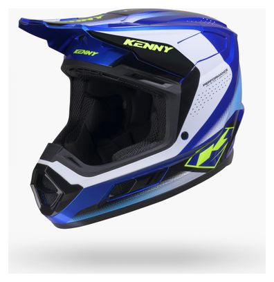 Casque Integral Kenny Performance Graphic Racing Bleu Enfant
