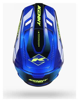 Casque Integral Kenny Performance Graphic Racing Bleu Enfant