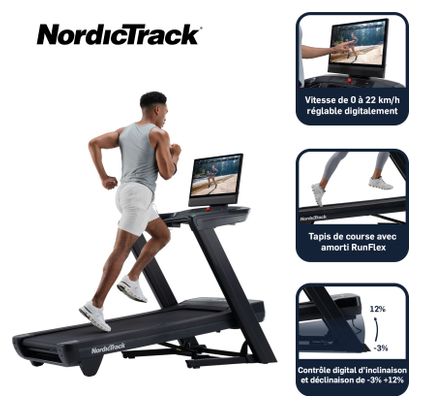 Tapis de course Commercial 2450 Ecran tactile 24  Connecté iFIT