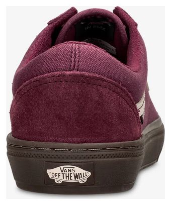 Chaussures Basses Vans BMX Old Skool Rouge Bordeaux
