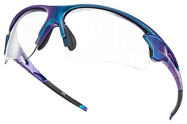 Rockbros lunettes de cyclisme photochromiques UV400 - bleu