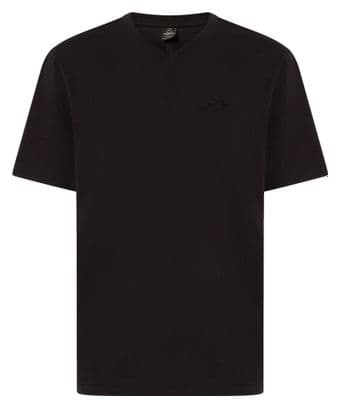 Oakley Heren Relax V-Hals Korte Mouw T-shirt Zwart