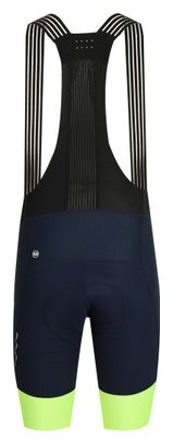 Cuissard vélo homme DRAFT bleu/jaune