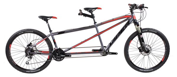 **Refurbished Product** VIPER 2018 Tandem MTB Bike EVASION 27.5'' 9 Speed Grey Red