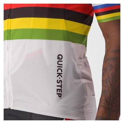 Castelli Competizione 2 Soudal Quick Step 2023 Short Sleeve Jersey White