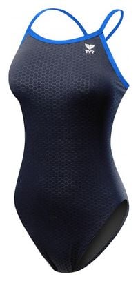 TYR Women's Hexa Diamondfit Swimsuit Blue/Blue