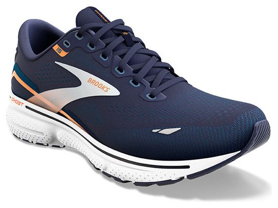 Brooks Ghost 15 Running Shoes Large Blue Orange Men's