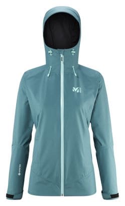 Millet Grand Montets II Women's Gore-Tex Waterproof Jacket Light Blue
