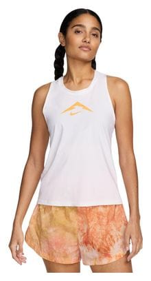 Nike Trail White Orange Women's Tank Top