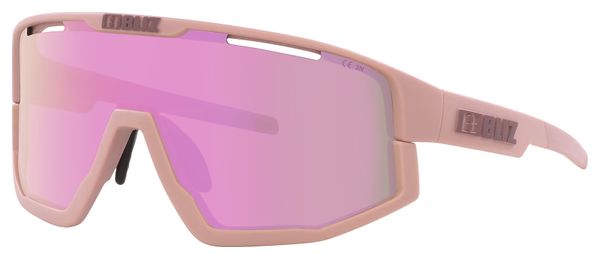 Lunettes Bliz Fusion Rose Mat - Rose Miroir