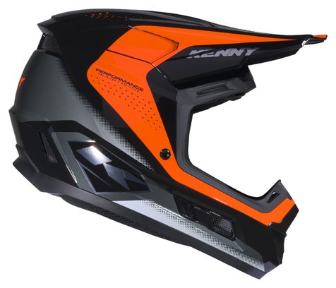 Casque Integral Kenny Performance Graphic Racing Orange Enfant