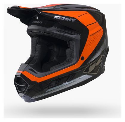 Casque Integral Kenny Performance Graphic Racing Orange Enfant