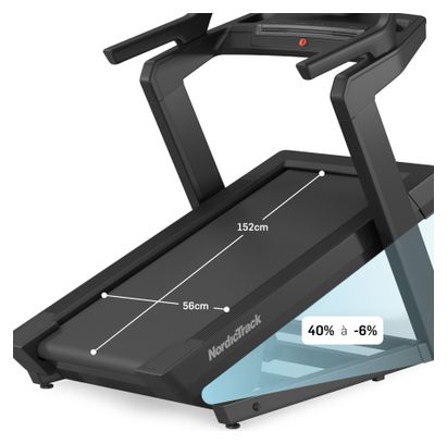 Tapis de course X16 / Ecran tactile 16  / Inclinaison +40% / Dénivelé -6%